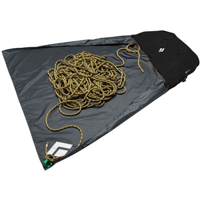Vak na lano Black Diamond Super Chute Rope Bag black/adriatic/nickel