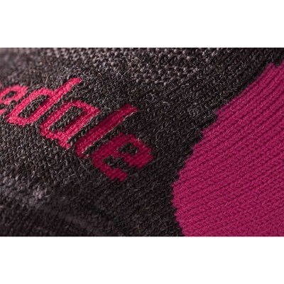 Podkolenky Bridgedale Ski Lightweight MP Over Calf W graphite/pink