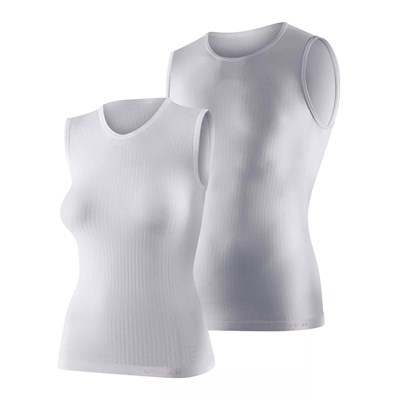 Tílko Brubeck Base Layer Sleeveless Shirt Unisex white