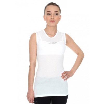 Tílko Brubeck Base Layer Sleeveless Shirt Unisex white