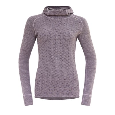 Triko Devold Kvitegga Merino 230 Hoodie W orchid