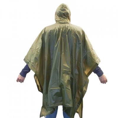 Pláštěnka Highlander Travel Poncho PVC olive