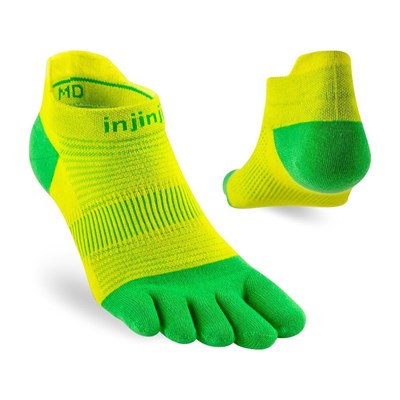 Prstové ponožky Injinji Run Lightweight No-Show Coolmax clover