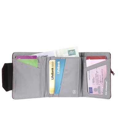 Peněženka Lifeventure RFID Wallet Recycled plum