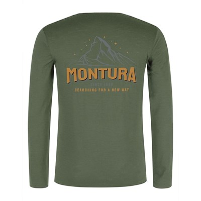 Triko Montura Merino Mountain Maglia verde salvia