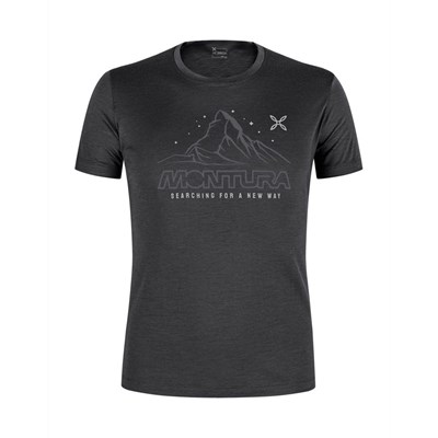 Triko Montura Merino Mountain T-shirt black