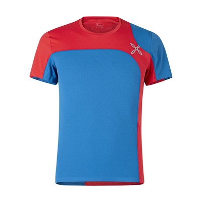 Triko Montura Outdoor Style T-shirt celeste/power red