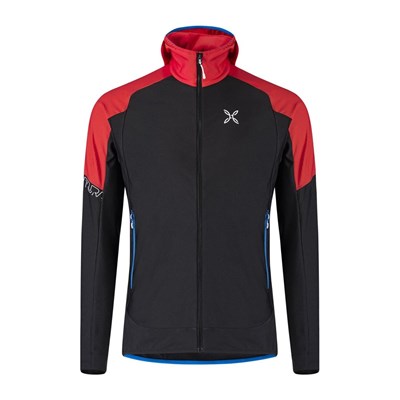 Mikina Montura Elevation Maglia black/red