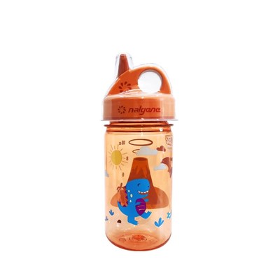 Láhev Nalgene Grip-n-Gulp Kids 350ml orange volcano