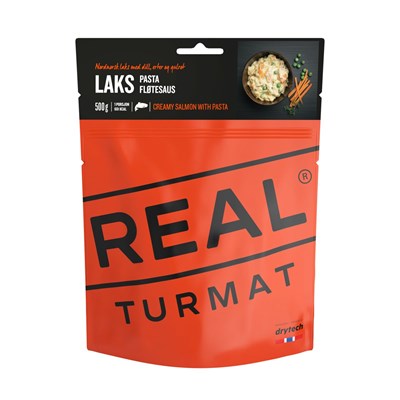 Hlavní jídlo Real Turmat Losos s těstovinami ve smetanové omáčce 129/500g