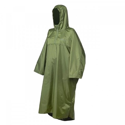 Pláštěnka Trekmates Deluxe Waterproof Poncho zelená