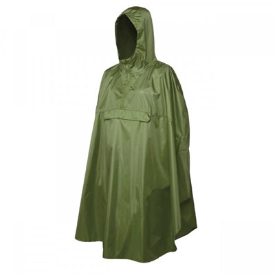 Pláštěnka Trekmates Rove Waterproof Poncho zelená