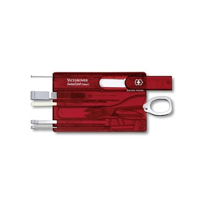 Karta Victorinox Swiss Card Classic red translucent