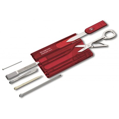 Karta Victorinox Swiss Card Classic red translucent