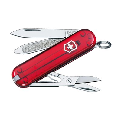 Nůž Victorinox Classic SD Transparent red