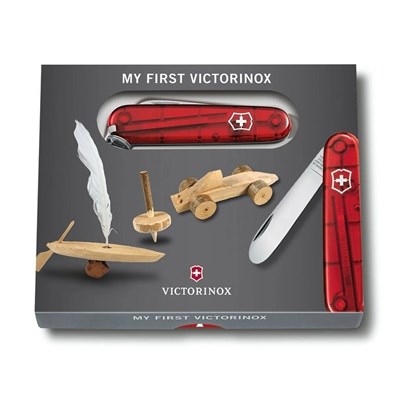 Nůž Victorinox My First Victorinox red translucent